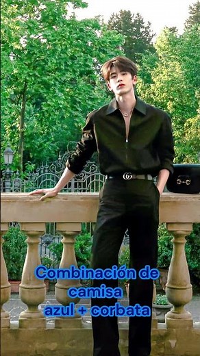 Combinamos una camisa azul + corbata