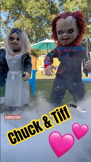 Chucky & Tiffany Together 😱 | Home Depot Halloween 2025 Animatronic Demo