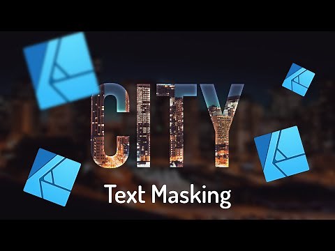 Text Masking in Affinity Designer - How to use layer mask