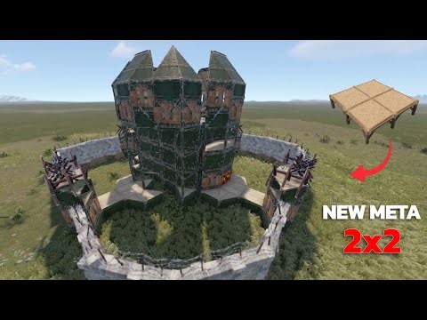 The Green 2x2 Rust Base Design 2025 (NEW META)
