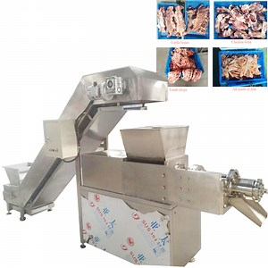 [Hot Item] Bone Separator Poultry Deboning Machine Bone Meat Separator Frozen Chicken Meat Processing Machine