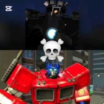 Titan cameraman x Optimus prime #skibiditoilet #cameraman #edit