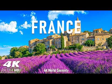 France 4K | Spring Blossoms in Provence, Alpine Peaks & Riverside Village Charm