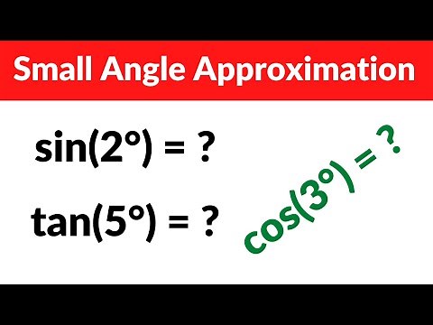 How To Find The Value of Small Angles in Trigonometry | Small Angle Approximation
