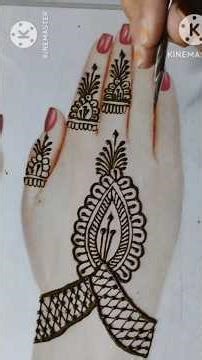beautiful stylish mahendi disign for beginners #newmahendi #mehndi #henna #hennadesign