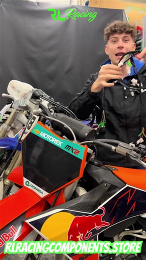 ACQUISTA ORA IL TUO IMPIANTO ELETTRICO ⚡️ -configuralo ora sul sito ➡️RLRACINGCOMPONETS.STORE -Impianto elettrico a batteria con auto ricarica e plug and play 🔌 #moto #cross #motard #immatricolazioni #ktm