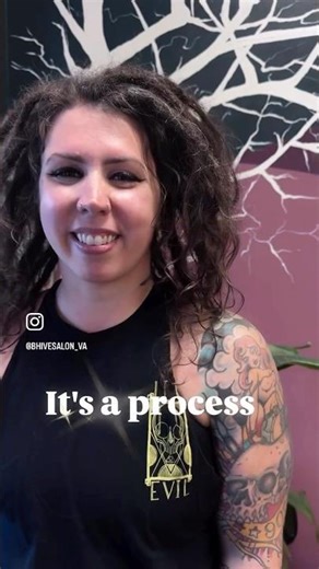 Locking up fine hair dreadlocks