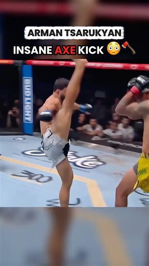 INSANE Axe Kick 😳🪓 Arman Tsarukyan #ufc