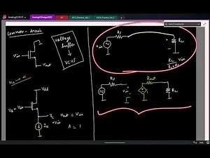 Lec 4(2): Common-drain and common-gate; Resistance looking into the source of a transistor