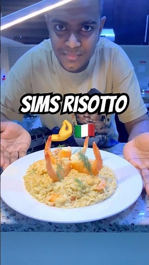 Creamy Shrimp Risotto | Easy Fine Dining Recipe 🤌🇮🇹 #ShrimpRisotto #RisottoRecipe #SeafoodRisotto