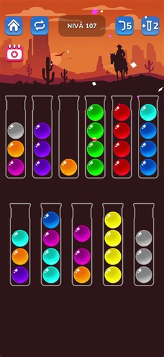 Ball sort puzzle level 107 #ballsortpuzzle