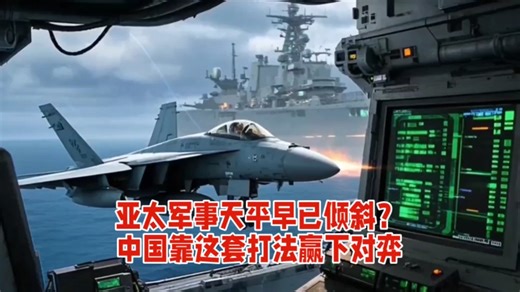 亚太军事天平早已倾斜？中国靠这套打法赢下对弈 #中国周边军事 #中美军事博弈 #体系化反制 #不战而屈人之兵 中国以体系化军事布局和针对性策略，瓦解美……