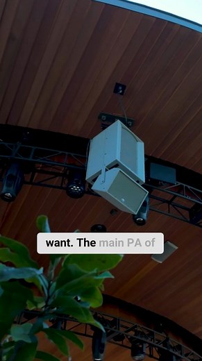 Focused and committed to success! 🎤🔊 The amphitheater setup in the town of Cary, NC includes J7 speakers, SH95HOS, and more. #EventTech | Danley Sound Labs