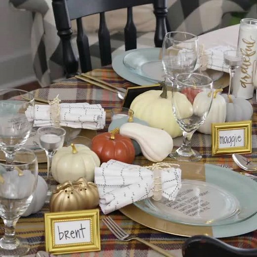 1.3M views · 8.8K reactions | Set a stunning spread for the holidays with our dollar store skills.  ✨ Table tips for Thanksgiving, Christmas and more >> https://hg.tv/2NjryAp  | HGTV | Facebook