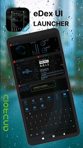 eDex ui launcher for Android costomize launcher #customlauncher