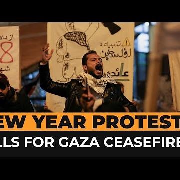 Calls for Gaza ceasefire ring out as world enters 2024 | Al Jazeera Newsfeed