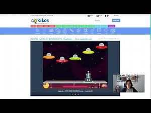 MATH SPACE INVADERS - Free Arcademics Addition Game at Cokogames (ALIEN MATH)