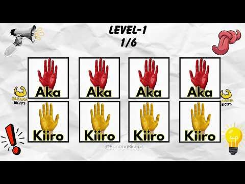 Say The Word On Beat Challenge | Color Mixing Song | Aka Kiro Mazetala orenji | tiktok mashup 2026