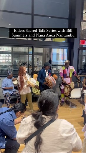 Last week, award-winning percussionist Bill Summers and educator and community leader Nana Anoa Nantambu gave a talk at NOMA as part of our Elders Sacred Talk Series with the Congo Square Preservation Society (@congosquaredrumcircle). Mark you calendars for the next programs in this series on Wednesdays, November 1 and December 6. | New Orleans Museum of Art