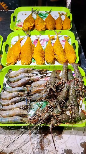 Delicious Fish Fry | Live Sea Food Market #reels #reelsvideo #fishfry | Food & Fish