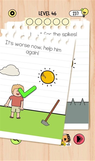 Brain Test 5 Level 46 | Walkthrough