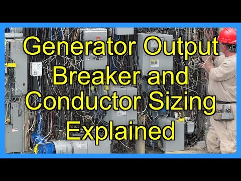 Generator Output Breaker and Conductor Sizing Explained