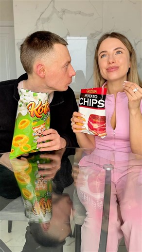 Does girl eat transparent chips?😱🍟 #nanazhenya