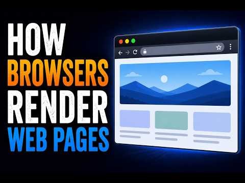 How the Browser Actually Renders a Web Page