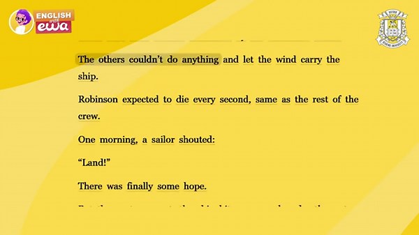 English Audiobook Level 1 🎧 "Robinson Crusoe" PART 1 🏝️ Easy English Story for Beginners