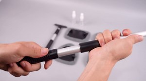 Windshield Cleaner Tool, Car Windshield Cleaning Tool with 4 Pcs Reusable Microfiber Pads and 2 Pcs Spray Bottles, Extendable Handle Inside Windshield Window Cleaner Tool for Auto Glass Home