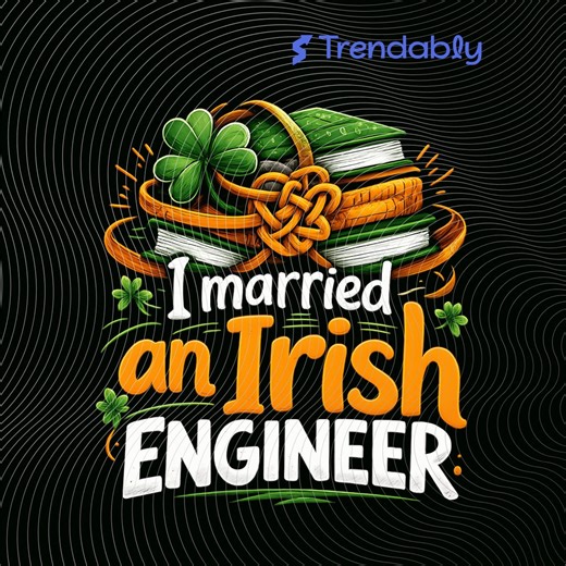 I Married an Irish Engineer PNG: Funny Irish Pride Humor Quote Lucky Shamrock Png St Patricks Day Humor, Instant Digital Download - Etsy