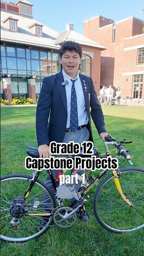Check out Grade 12 Capstone Projects - passion-based projects designed to help beyond graduation.
