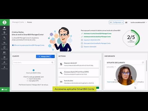 SmartBill Conta - Primii pasi in programul de contabilitate