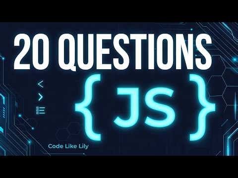 JavaScript in 20 Minutes — Top Interview Questions Answered