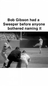 Bob Gibson invented the sweeper. Name a nastier pitch. 👀 #baseball #MLB #fblifestyle #reels | MLB Throwbacks