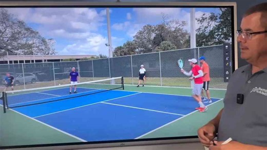 Effective strategy to score pickleball points - 50+ senior player coaching at its best