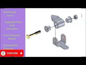 Solidworks tutor Exploded view with Animation