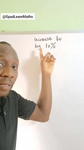 16K views · 225 reactions | How to find the percentage increase of numbers. #percentage #percentageincrease #percentages #gpadlearnmaths | Gpad Learn Maths | Facebook