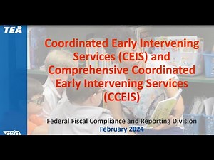 CEIS and CCEIS Training (February 2024)
