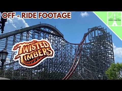 Twisted Timbers at Kings Dominion | Off - Ride Footage