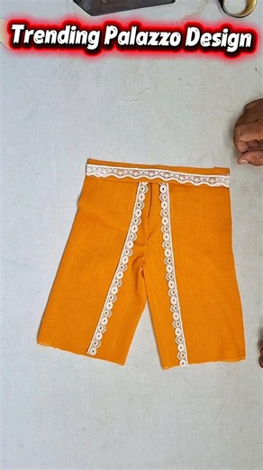 Perfect Overlap Palazzo Cutting #fashion #shorts