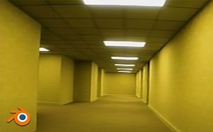 「中英字幕」「查看简介」Udemy - Blender中的Backrooms分步教程