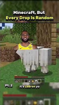 Minecraft, But Every Drop Is Random...😨🗃️ (part 2) #minecraft #minecraftbut #unitedstate #usa