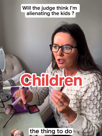 Will the judge think I'm alienating the kids?