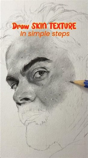 How to Draw Realistic Skin Texture Easily ✍️ (Step-by-Step Tutorial)