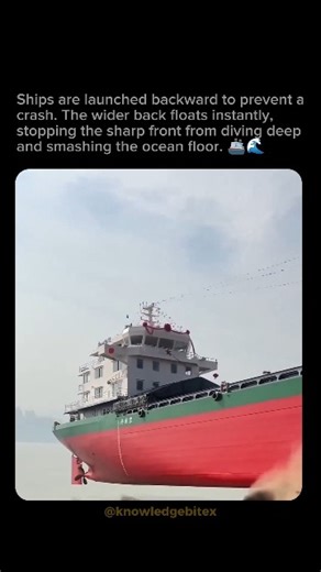 The Genius Reason Ships Launch Backward 🧠