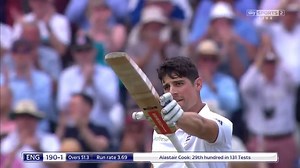 220K views · 154 shares | Raw emotion for Alastair Cook after his first ton since that 263 vs Pakistan last year. But he fell to Amir for 105 on the verge of tea. ENG 210-2: ecb.co.uk/matchdaylive | England Cricket | Facebook
