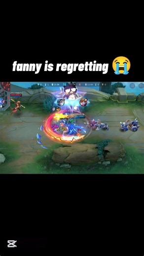 fanny is regretting 😭#mlbb #mobilelegends #aamon