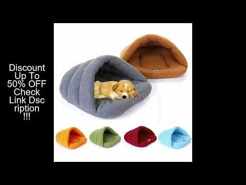 Pet Dog Cave Bed Thick Fleece Warm Soft Slipper Shape Beds for Puppy Cats Tent Sleeping Mats Winter