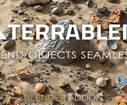 ArtStation - Terra Blend - Seamless Object Blending for Terrain Blender Addon | Resources